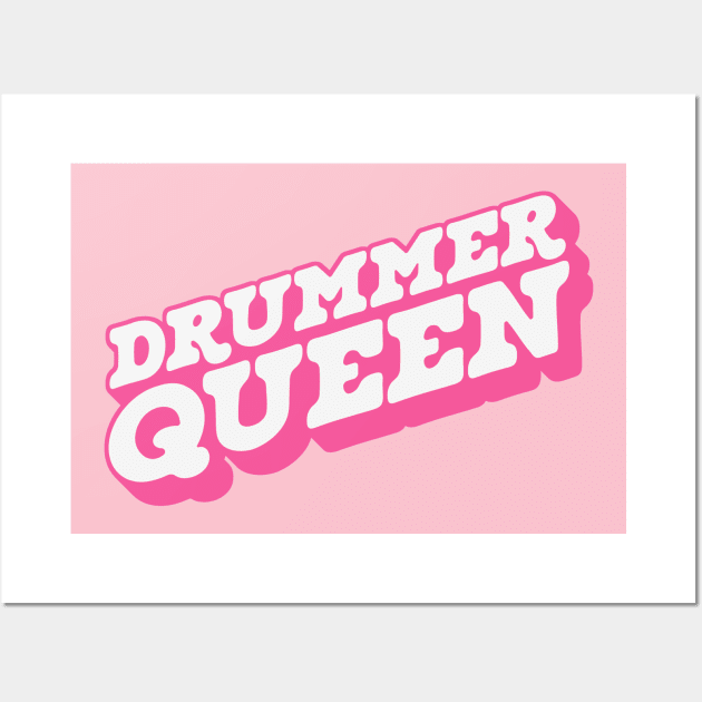 Drummer Queen Wall Art by Issho Ni